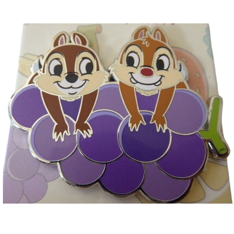 DLP Chip and Dale with Grapes Characters with Fruitm