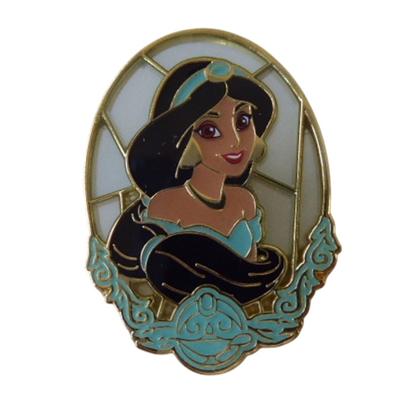 Princess Stained Glass Portrait - Jasmine