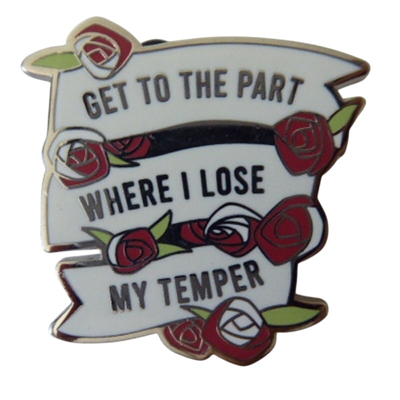 DIS - Queen of Hearts - Flair Pin - Lose My Temper