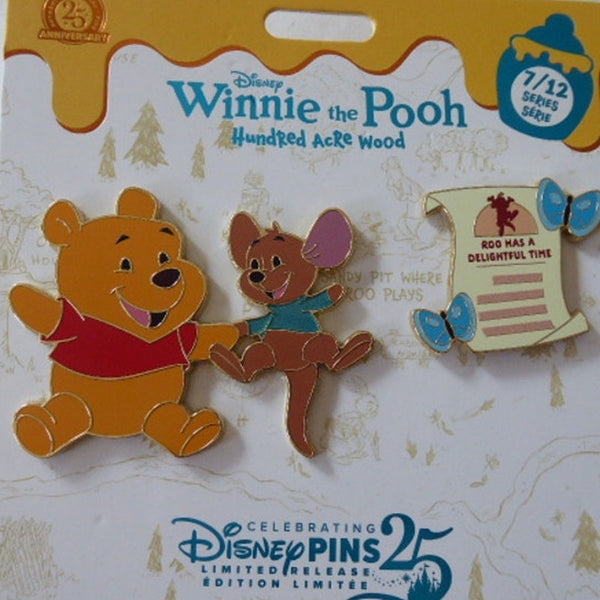 Disney Trading Pins 175773 Pooh and Roo Set - Hundred Acre Wood Series ...