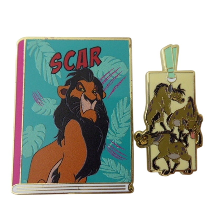 Villain Book & Bookmark Set - Scar and Hyenas