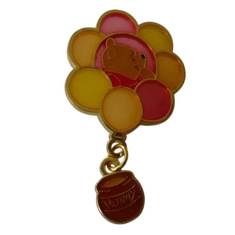 LFLY Pooh Balloon Portraits Dangle - Stained Glass