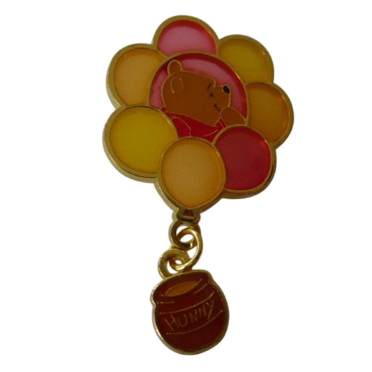 LFLY Pooh Balloon Portraits Dangle - Stained Glass