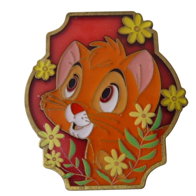 LFLY Oliver Cats Floral Portrait Mystery Stained Glass