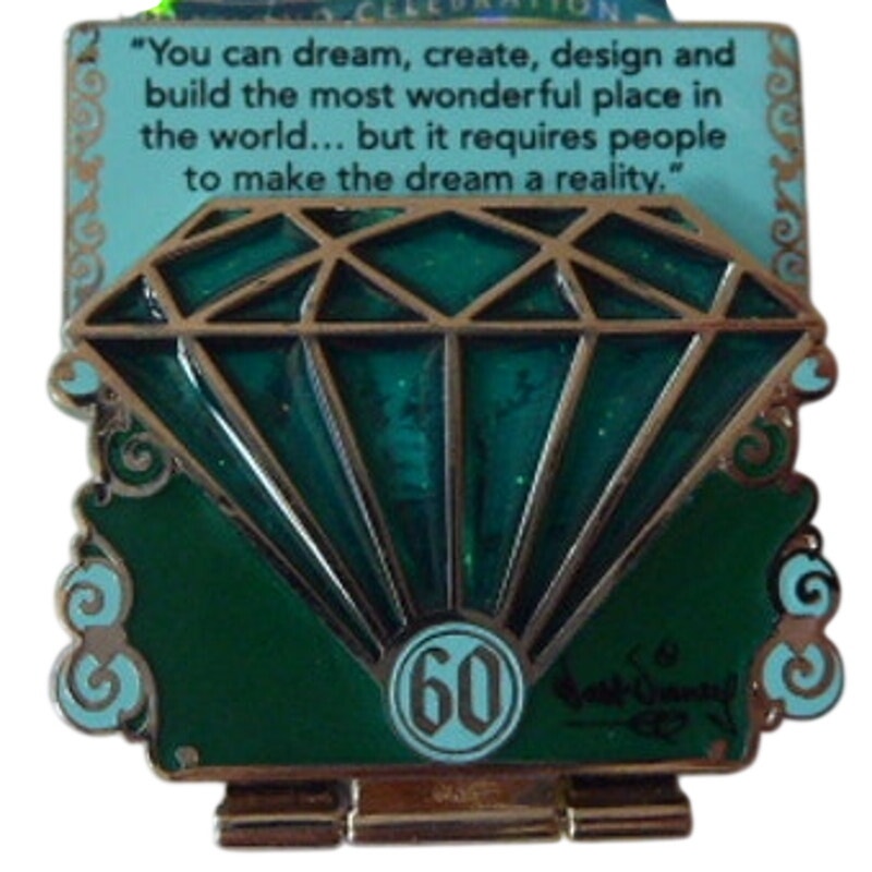 DLR Walt Disney Turquoise Diamond 60th Anniversary