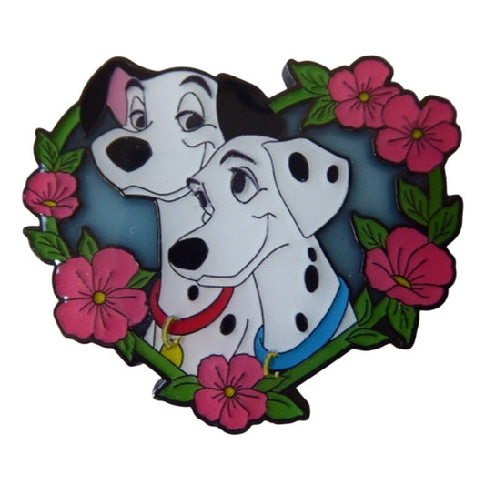 Disney Dogs Floral - Pongo and Perdita