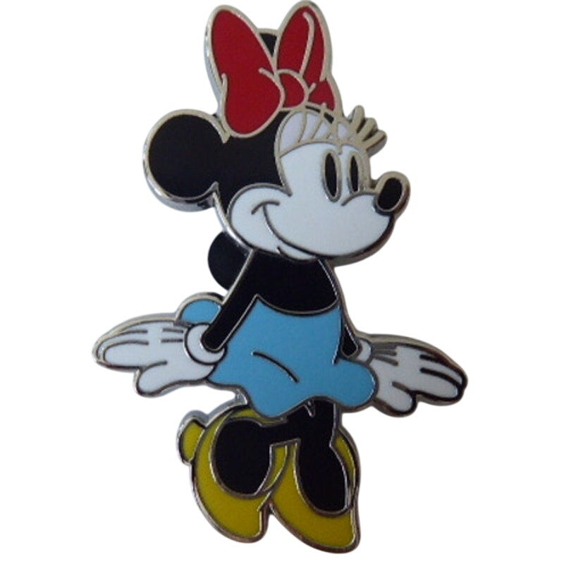 MII Curtsying Minnie Blue Skirt Yellow Shoes - Red Bow