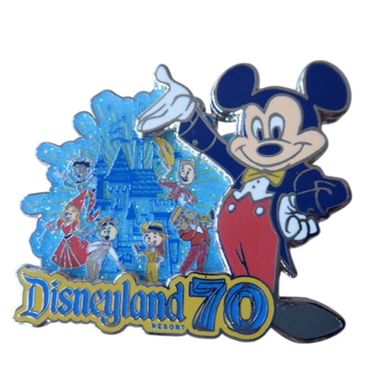 Mickey and Cast Members Disneyland 70th Cast Exclusive