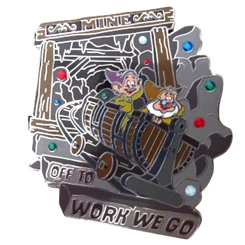 WDW Doc and Dopey Riding the Seven Dwarfs Mine Train