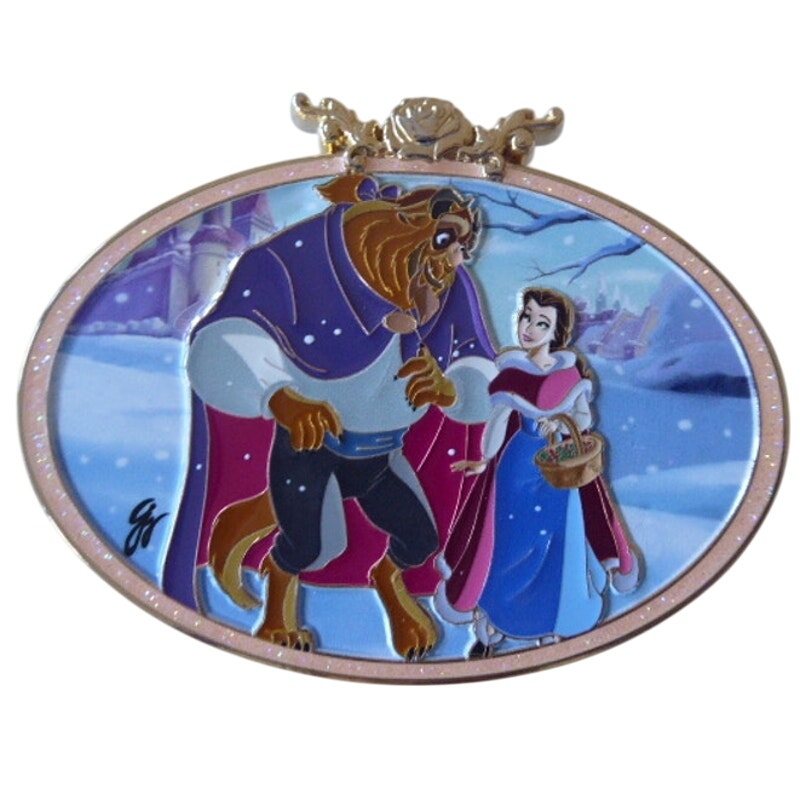 Artland Belle And Beast Winter Walk Oval Signature
