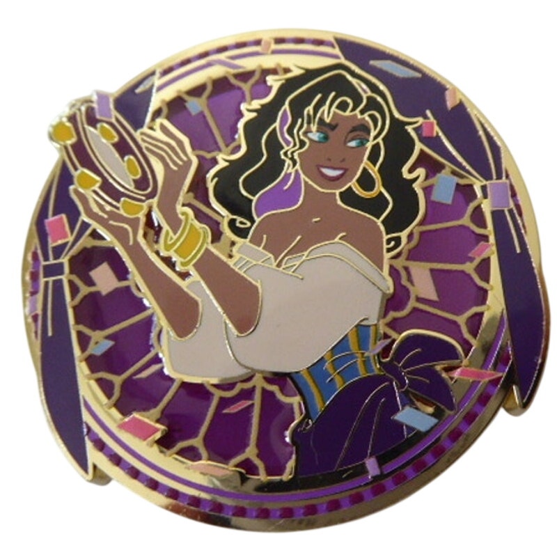 MII Esmeralda Hunchback of Notre Dame Stained Glass