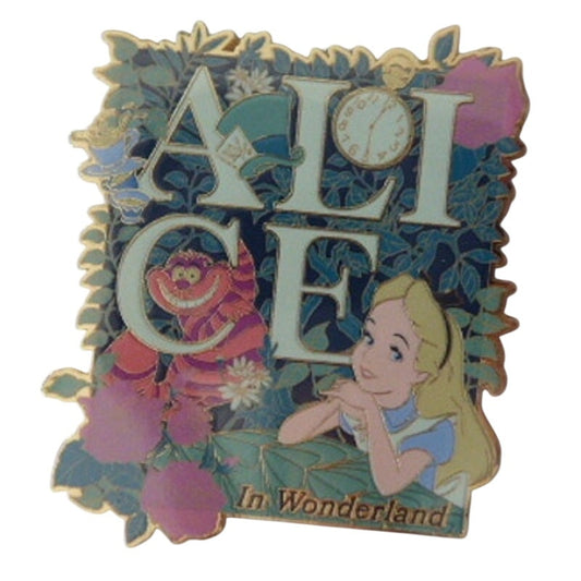 MII - Alice and Cheshire Cat - Alice in Wonderland Floral