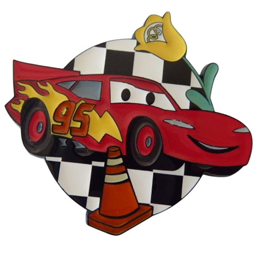 BioWorld Lightning McQueen Pixar Cars on Checkerboards