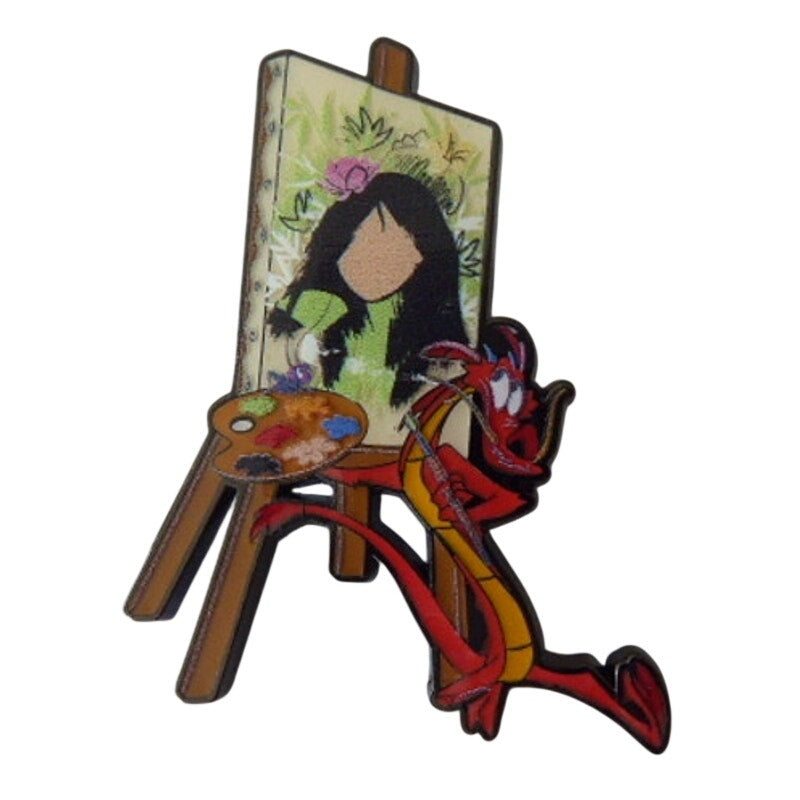 LFLY Mushu Painting Mulan Princess Sidekicks at Easel
