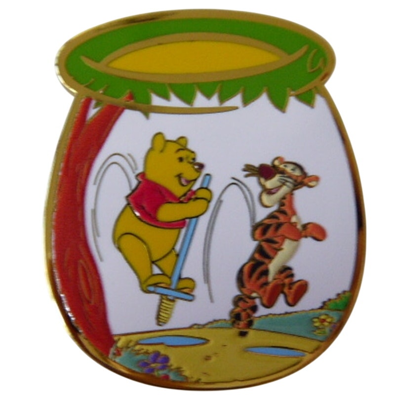 MII - Pooh on a Pogo Stick - Pooh Friendship Honey Pots
