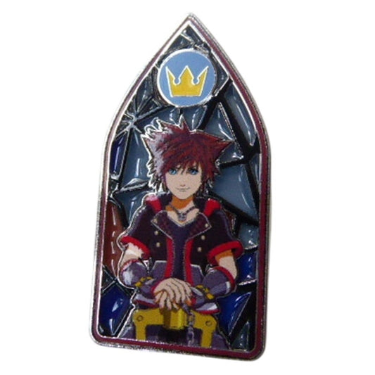 MII Sora Kingdom Hearts Windows Mystery Stained Glass