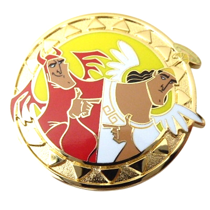 Kronk Devil and Angel  - Emperors New Groove Coin
