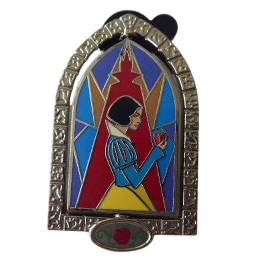 Snow White and Evil Queen Stained Glass Window Spinner