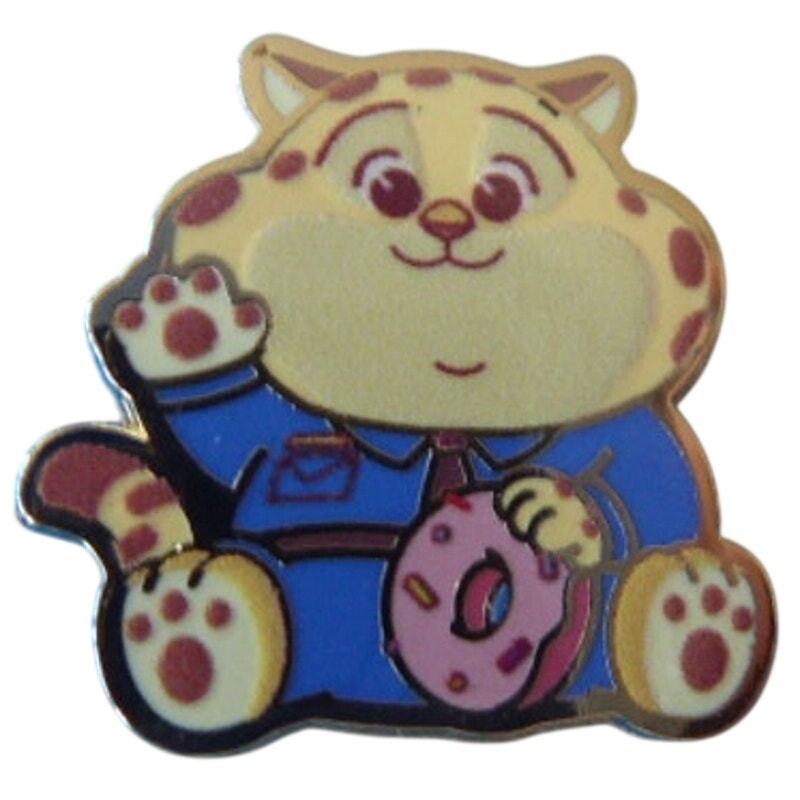 Officer Clawhauser Waving Cuties Mini Micro Zootopia