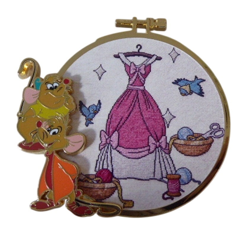 MII Jaq Gus Princess Sidekicks Cross Stitch Set PALM