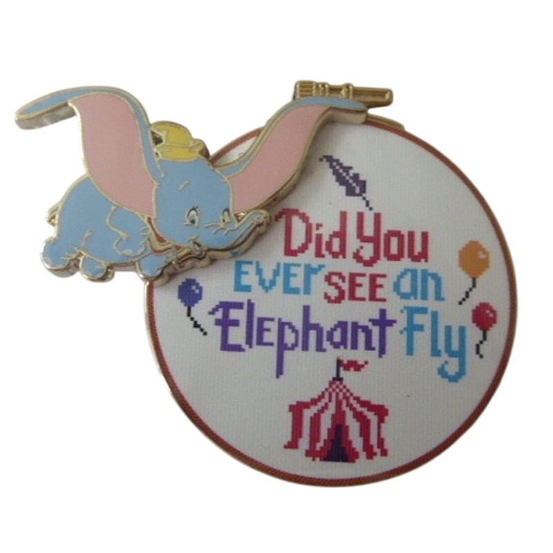 DSSH Dumbo You Ever See an Elephant Fly Cross Stitch