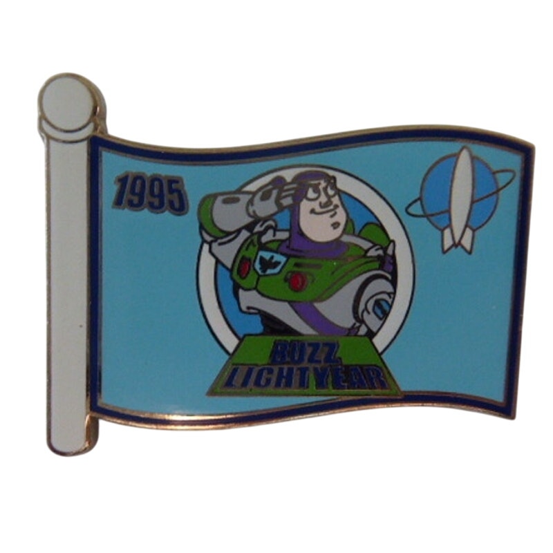 WDW - Buzz Lightyear - Toy Story 1995 - Character Flag