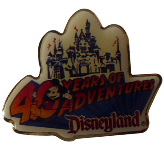 DLR Mickey 40 Years of Adventure Disneyland Anniversary