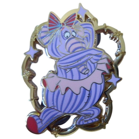 MII - Purple Striped Ballerina Heffalump Stained Glass