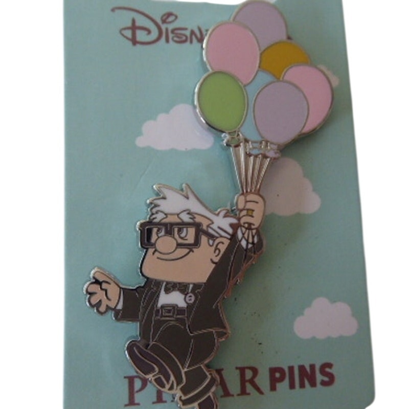 DLP Carl Fredricksen Flying High Pixar UP Balloons