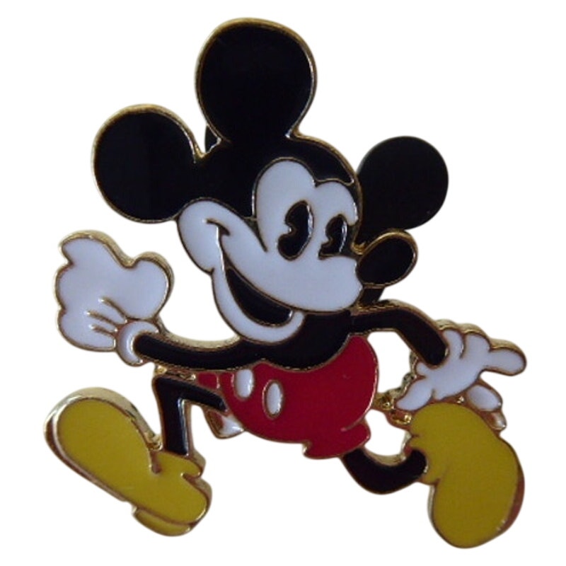 Mickey Running Looking Back