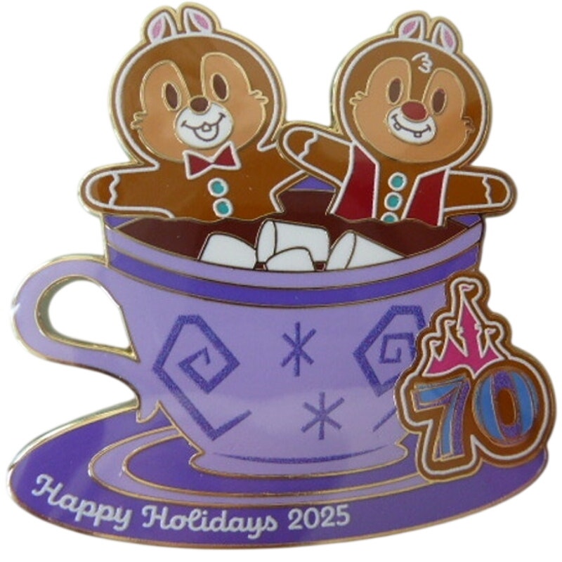 DLR Chip and Dale as Cookies Happy Holidays 2025