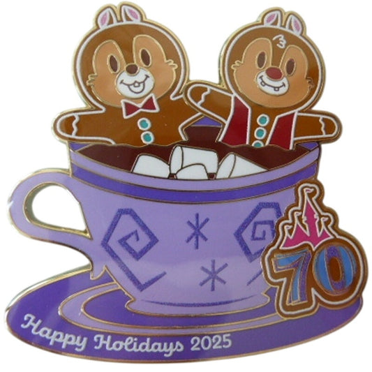 DLR Chip and Dale as Cookies Happy Holidays 2025