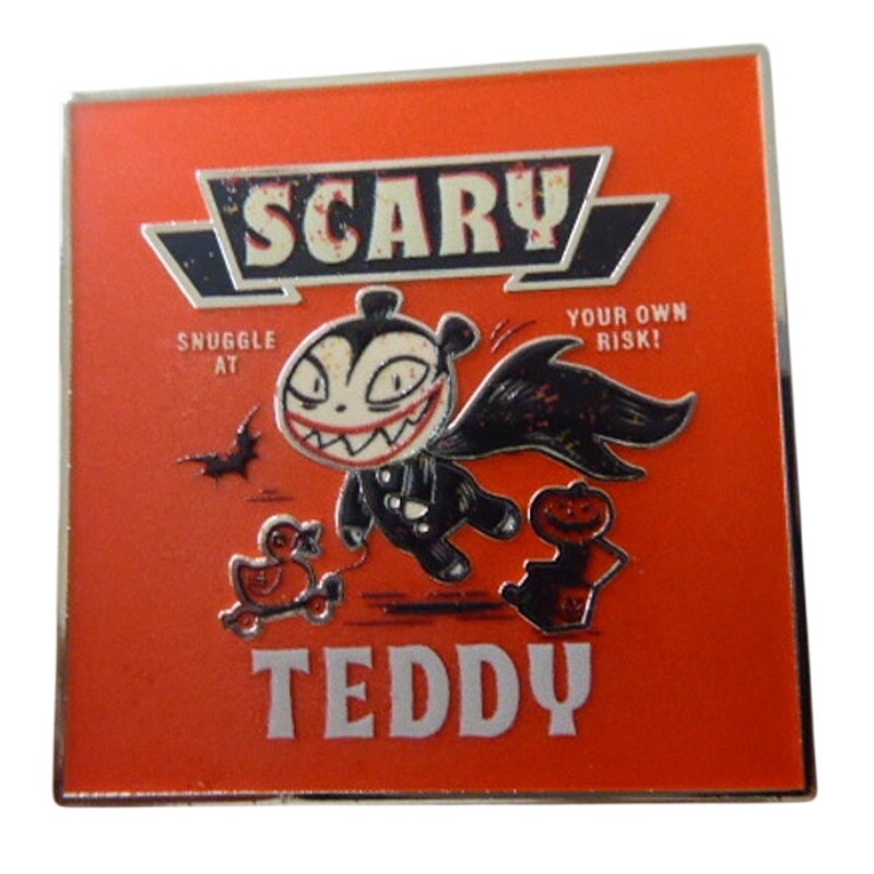 Scary Teddy Hug at Your Own Risk Nightmare Matchboxes