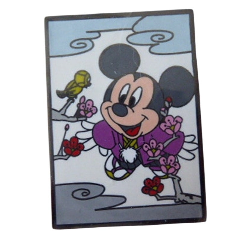 Japan Mickey Mouse Bird Ume Uguisu Happy New Year 2004
