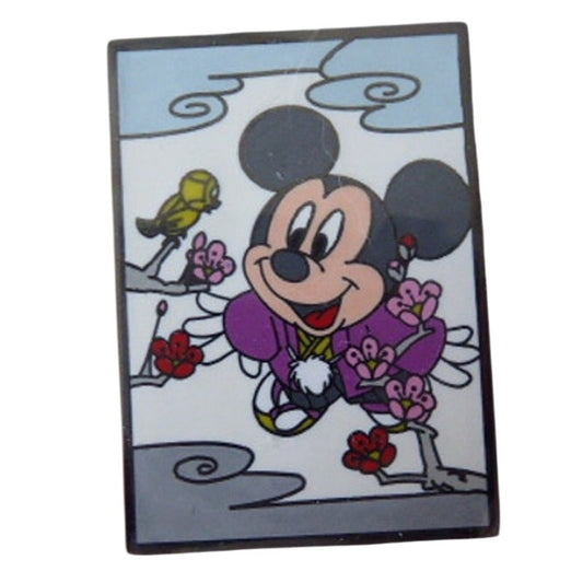 Japan Mickey Mouse Bird Ume Uguisu Happy New Year 2004