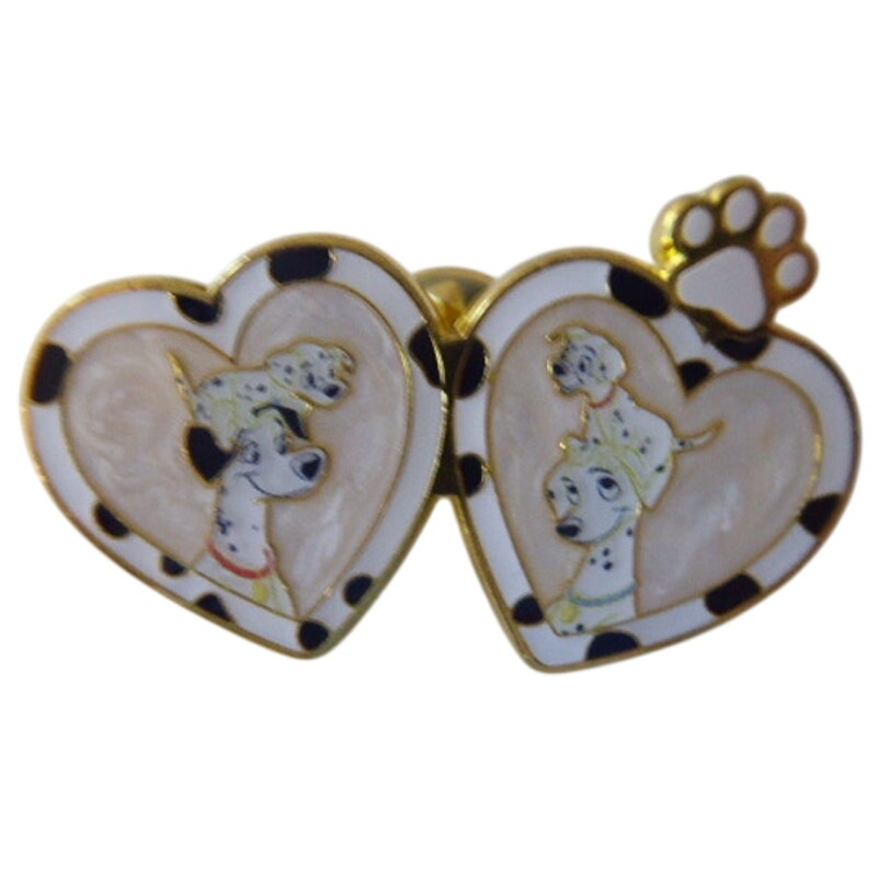 Loungefly Pongo, Perdita, Puppies Animals Heart Locket