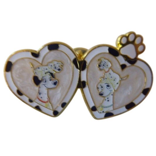 Loungefly Pongo, Perdita, Puppies Animals Heart Locket