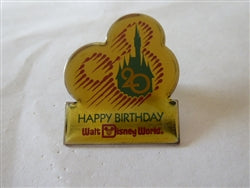 Disney Trading Pins 1062 Happy 20th Birthday WDW (silver)