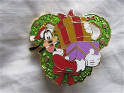 Disney Trading Pin 106313: Happy Holidays Mystery Set 2014 - Goofy in Wreath