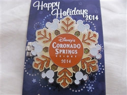 106989 WDW - Happy Holidays 2014 Snowflakes - Coronado Springs