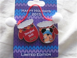 Disney Trading Pin 112006 DLR - Holiday Mitten Resort Collection 2015 - Disneyland Hotel
