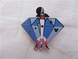 Disney Trading Pin 112219 DLR - 2015 Hidden Mickey Diamond Attractions - Spaceship Earth