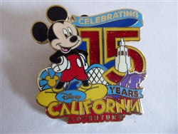 Disney Trading Pins   113954 Cast Exclusive-Celebrating 15 years Disney California Adventure