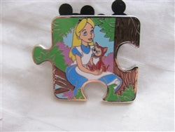 Disney Trading Pin 114000 Alice In Wonderland Character Connection Mystery Puzzle - Alice