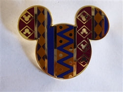 Disney Trading  116509 Mickey Icon Pin - African Pattern