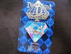 Disney Trading Pin  116690 DLR - Diamond Celebration - 60th - Annual Passholder Stitch