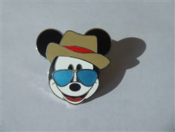 Disney Trading Pin 121318 Mickey Icon - Panama Hat and Sunglasses