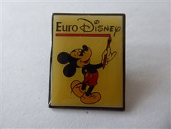 Disney Trading Pin 1241     Euro Disney Mickey Signature