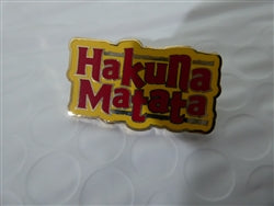 Disney Trading Pin 125353 The Lion King Icon (4 pins) - Hakuna Matata only