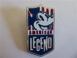 Disney Trading Pins  128280 DLR/WDW - Mickey Mouse - American Legend Banner Flag